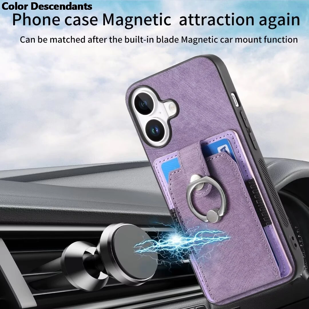 Luxury Leather Back Cover Case with Card Holder