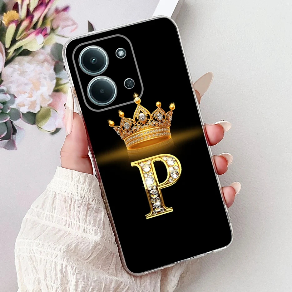 Luxury Letter Design Slim Phone Case - Soft Back Cover Coque