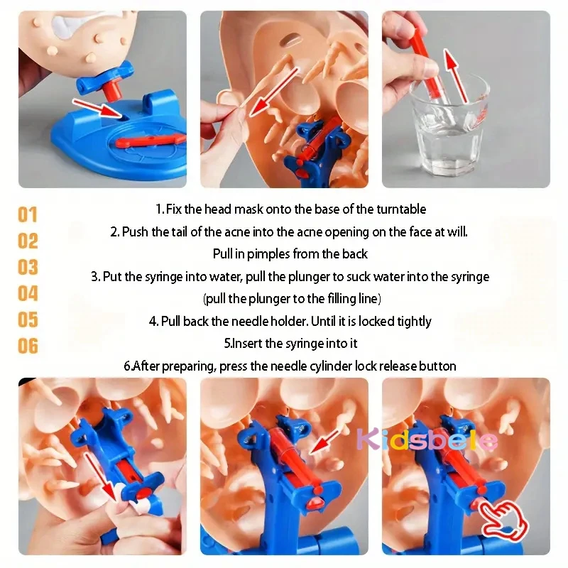 Pimple Kids Game Pressure Packed Pimple Popping Game Explosive Family Game for Kids 5