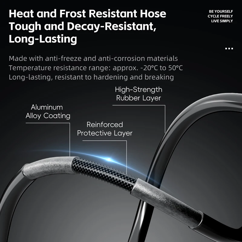 WEST BIKING 120PSI Bike Pump Portable Floor Bicycle Pump For Schrader/Presta Valve Bike Tire Inflator MTB Road Bike Accessories