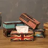 European Retro Tissue Box Home Living Room Coffee Table Napkin Storage Box Bedroom Car Tissue Box Tissue Box Holder 1