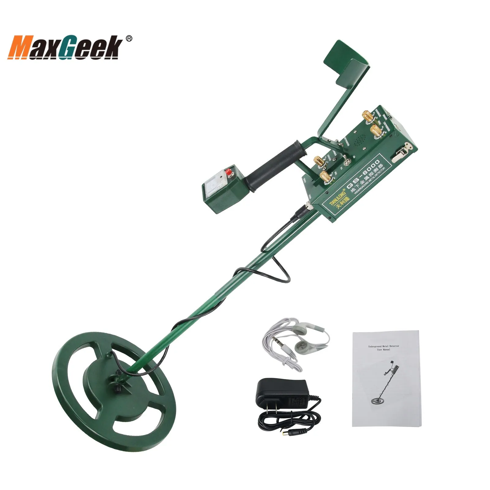 Maxgeek GS-6000 Mini Underground Metal Detector Treasure