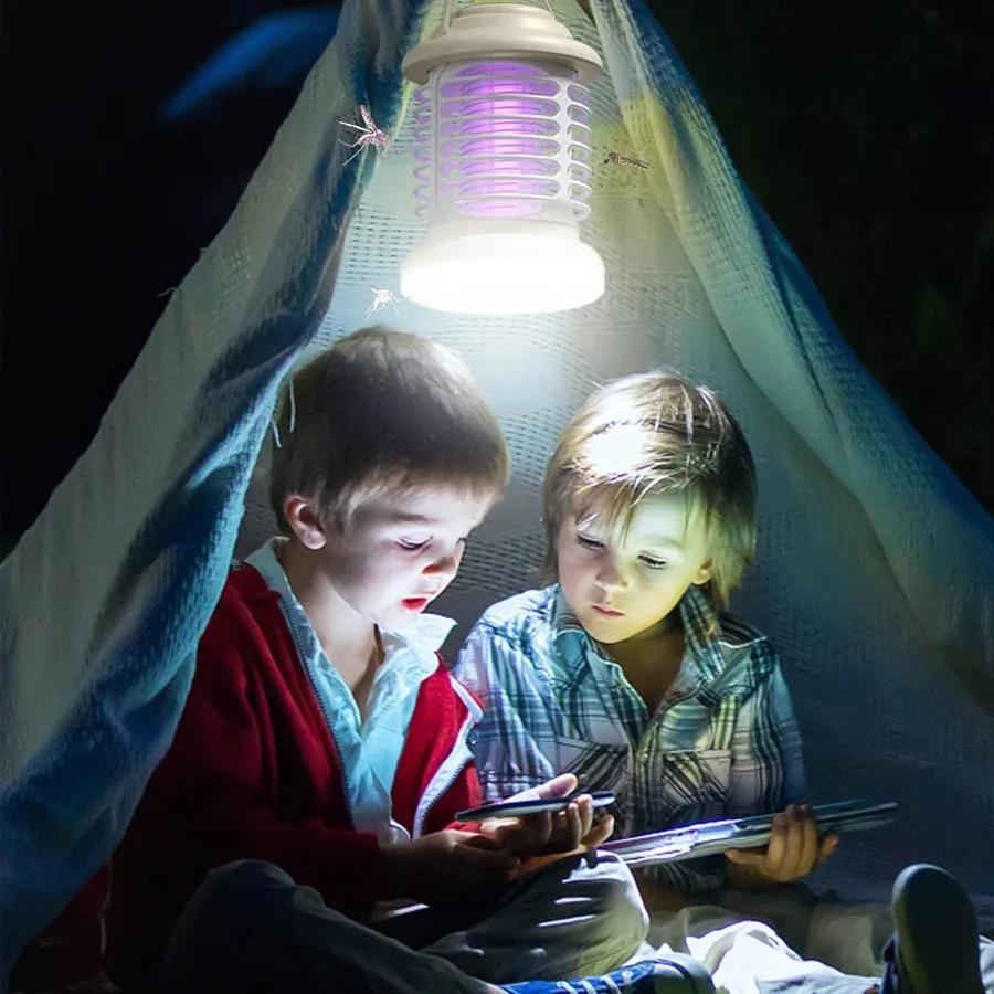 USB Fly Trap Electric Shock Mosquito Killer Lamp Zapper Insect Killer Repellent Bedroom Outdoor Anti Mosquito Trap