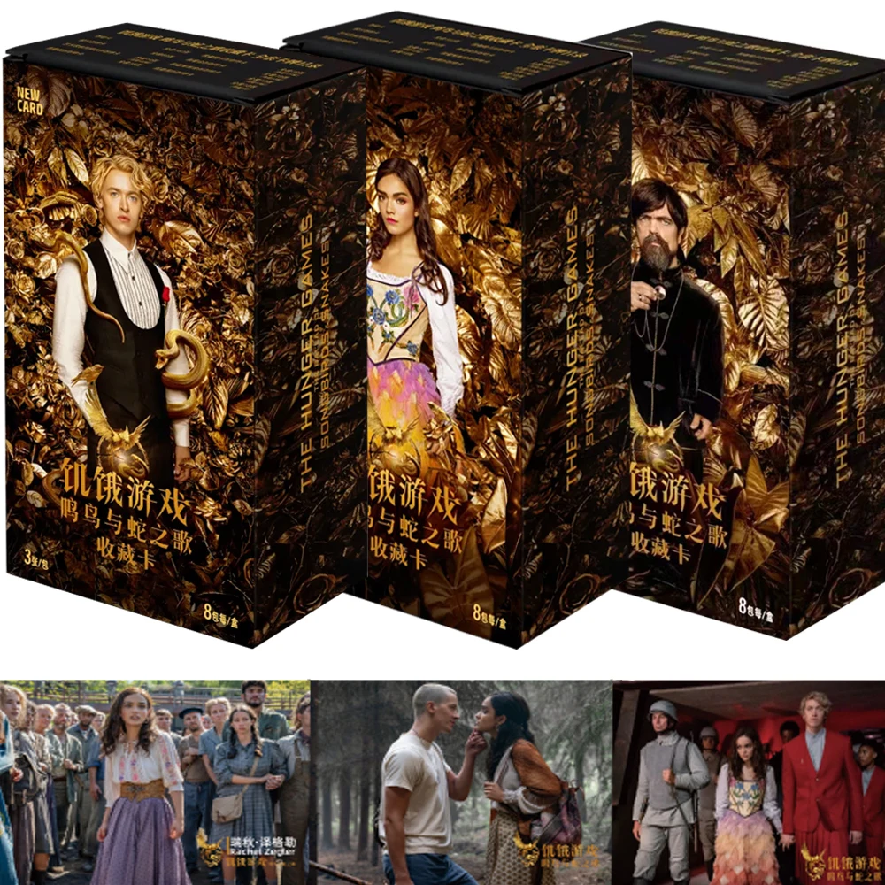 The Hunger Games The Ballad Of Songbirds & Serpenti Cards For Kids Action Adventure Film Personaggio Periferiche Carte Giocattoli Regali