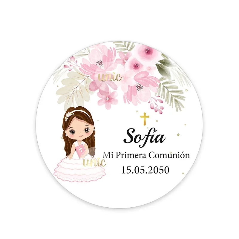 Pink Floral Holy Cross Sublimation Design , Digital Download, First Holy Communion PNG, Holy Cross PNG, Confirmation PNG