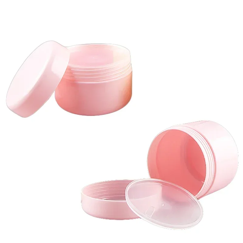 プラスチック製保存容器10個セット（ピンク・クリーム） Amazon.co.jp: クリームジャー 容器 クリームボトル クリーム