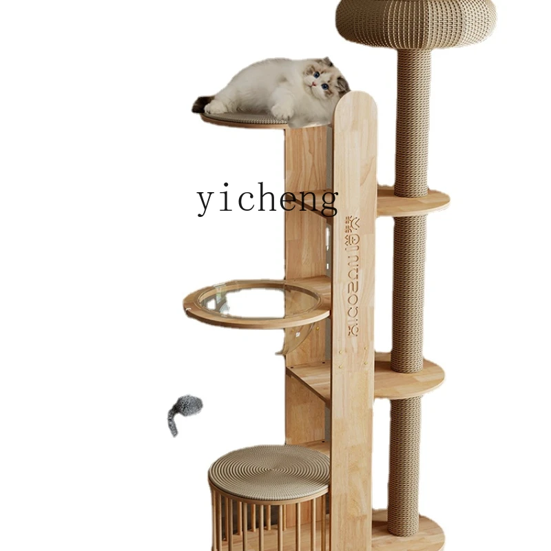 

Xl Solid Wood Luxury Cat Climbing Frame Sub Muppet Space Capsule Large Non-Covering Cat Nest