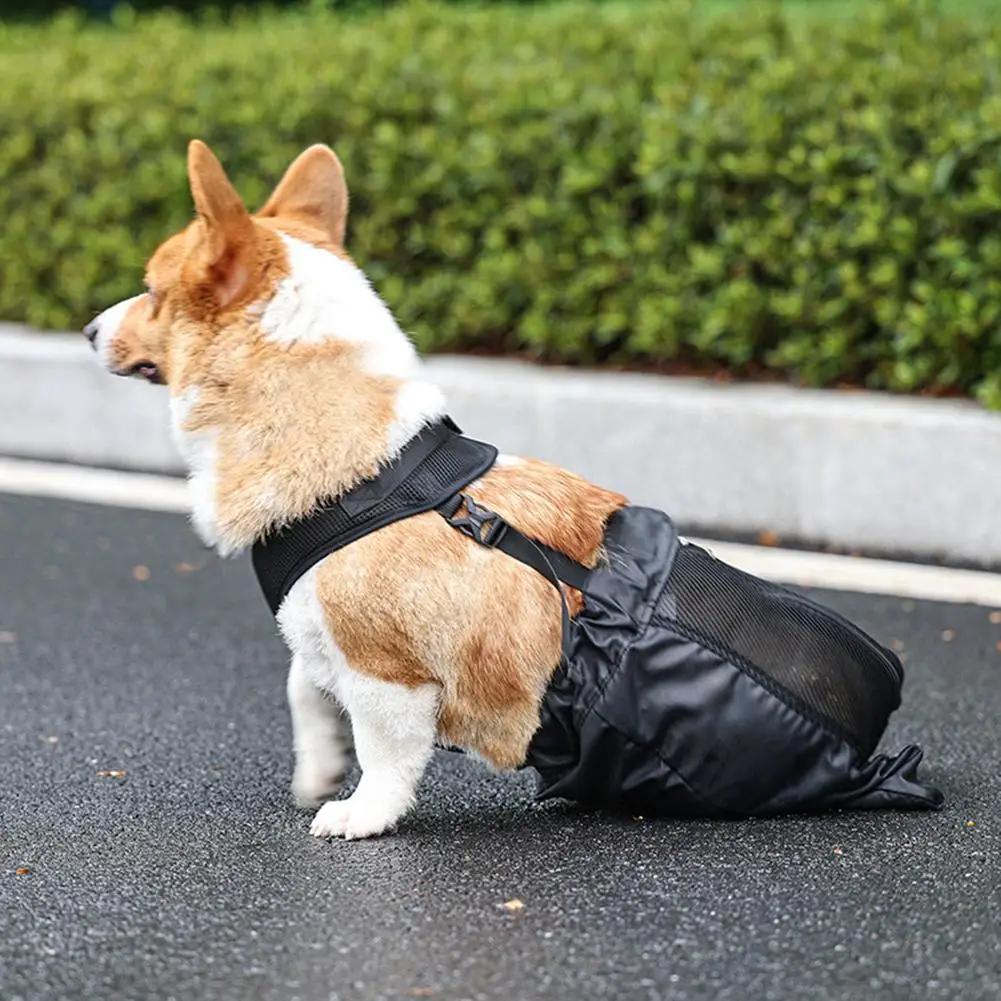 Indoor Paralyzed Dogs Cats Recovery Carrier Bag Help Pet Chest Dog Protect Limbs And Bag Drag Disabled R2R7