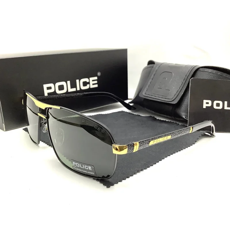 Men's Polarized Sunglasses UV400 Luxury police Driving Sun Glasses