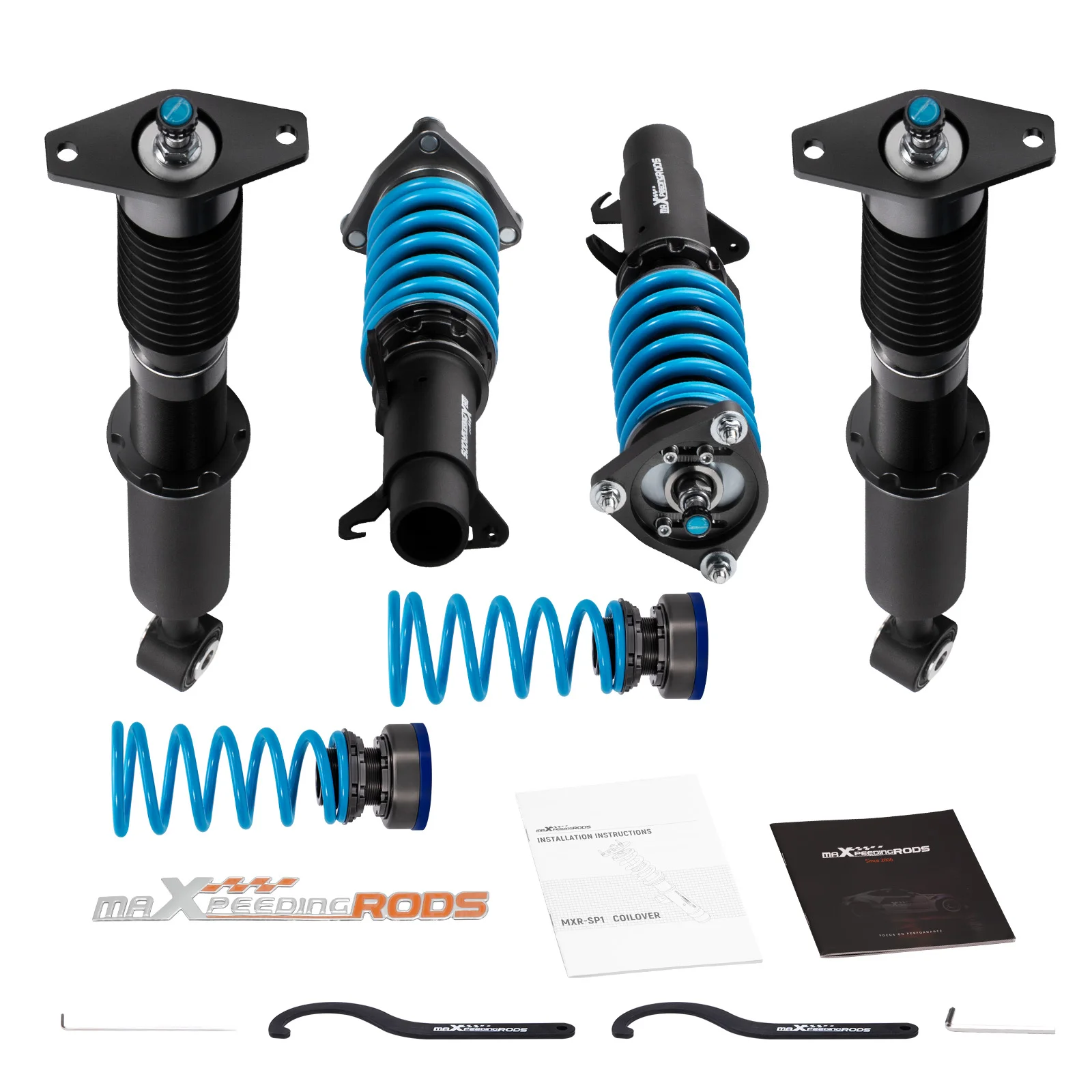 Maxpeedingrods Cot6 Coilovers 24 Step Damper Per Ford Focus 2011-17 Coilovers Sospensione Molla Ammortizzatore Puntoni Kit Di Abbassamento