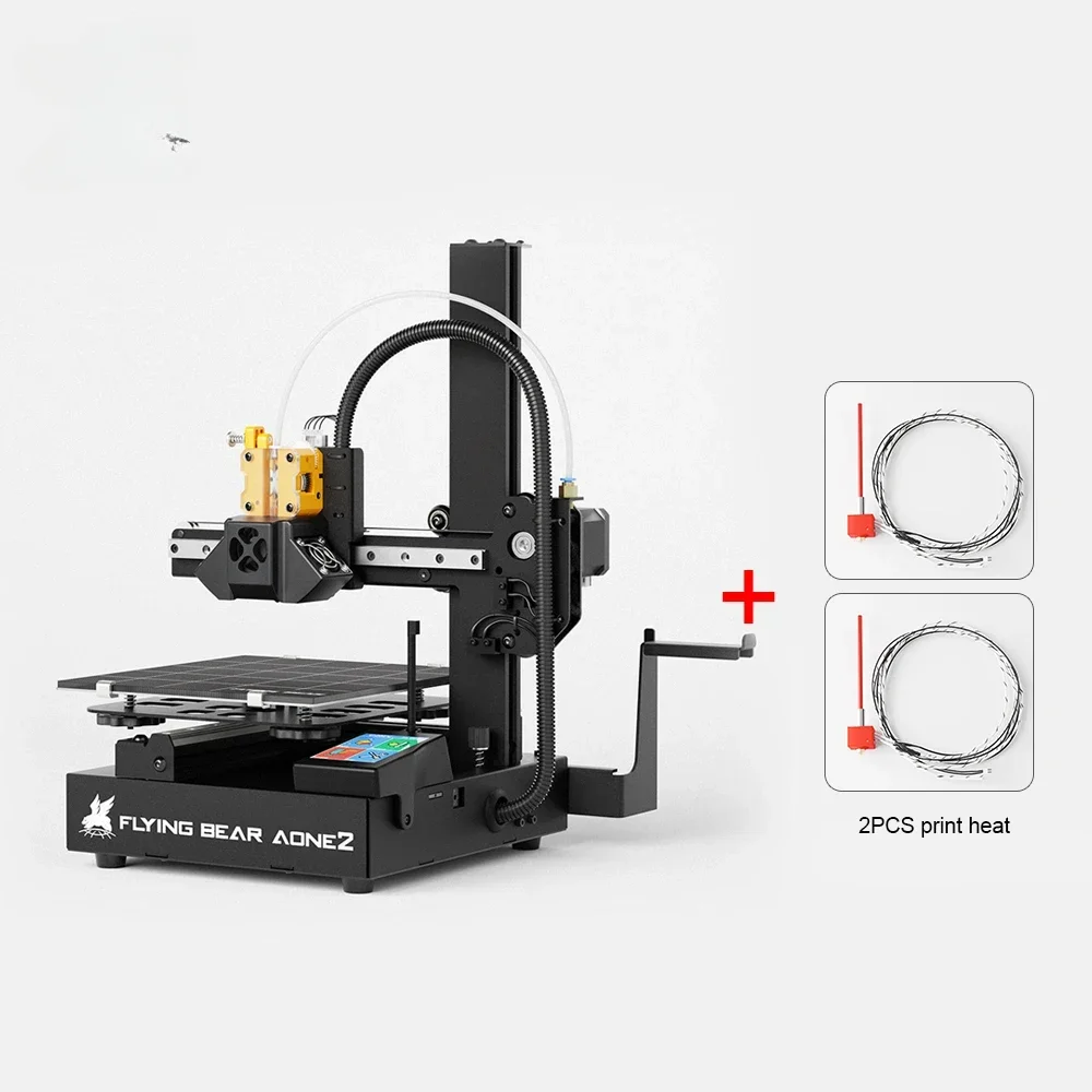 Aone 2 with 2pcs Printer Hotend Metal 3d Printer Fast Multicolor Printing Size 190x190x190mm Machine and Parts