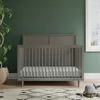 3-Piece Surrey Hill Nursery Set with 4-in-1 Convertible Crib Dresser and Chest Grows with Baby Toasted Chestnut/Lunar Gray Tip 2