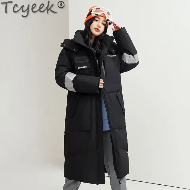 Tcyeek-Chaqueta de Invierno para mujer, abrigo de plumón coreano a la moda,  abrigos y chaquetas cálidos para mujer, chaqueta acolchada para invierno -  AliExpress