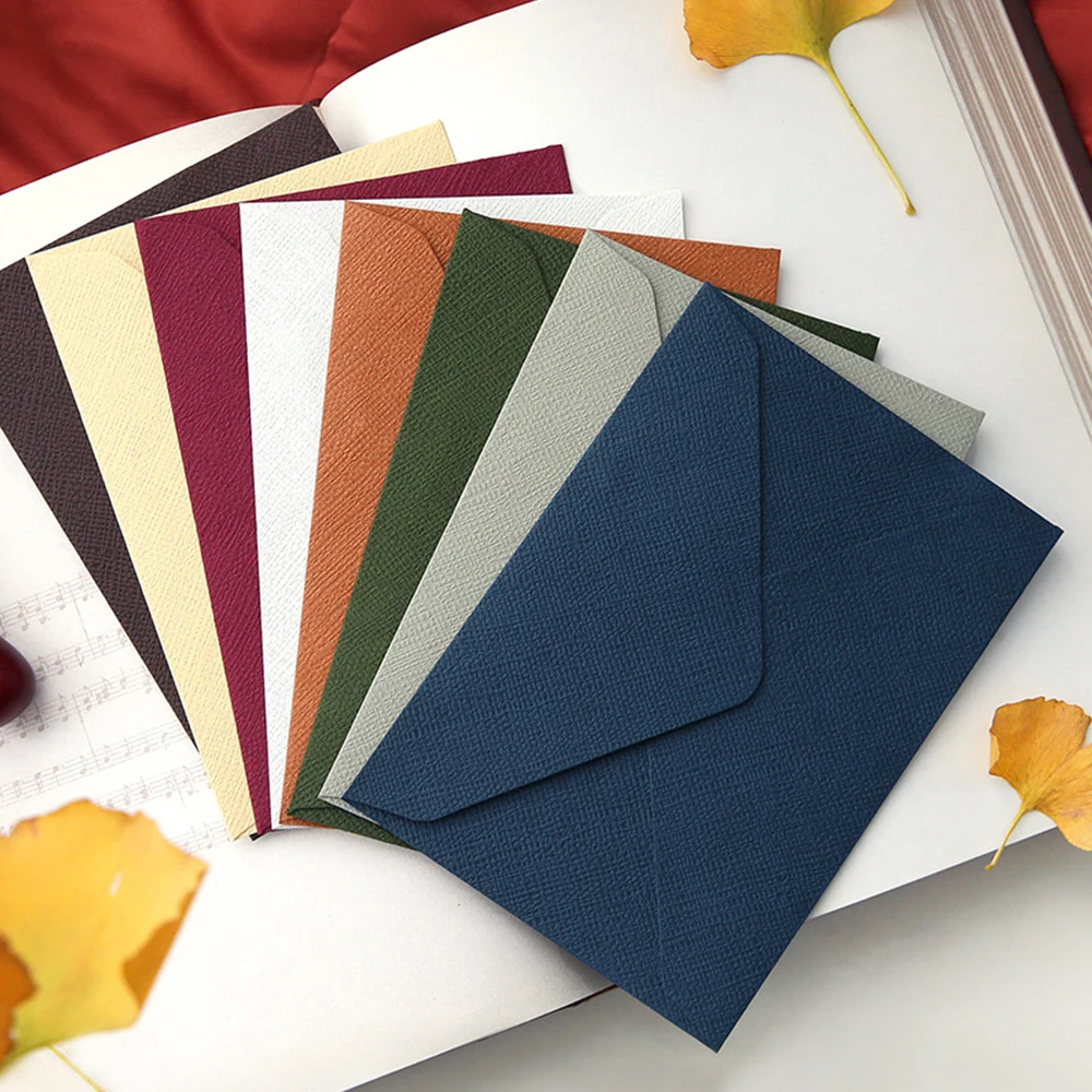 16.1*11.2cm Vintage Linen Textured Envelopes Valentine's Day Gift Envelopes Wrapping Paper Greeting Card Packing kraft paper envelopes,mailing envelopes,mini envelopes,window envelopes,mailing bags,express bag,gift card envelopes