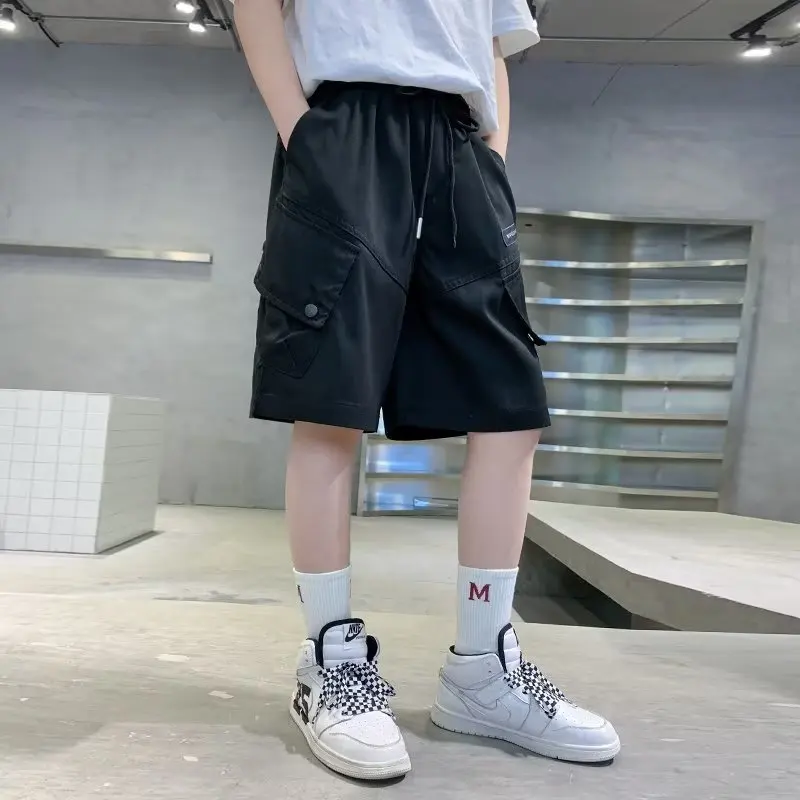 

Literary And Art Men's Harajuku New Versatile Japanese Simple Style Pants Fashion Children's Shorts Summer Fashion Ins