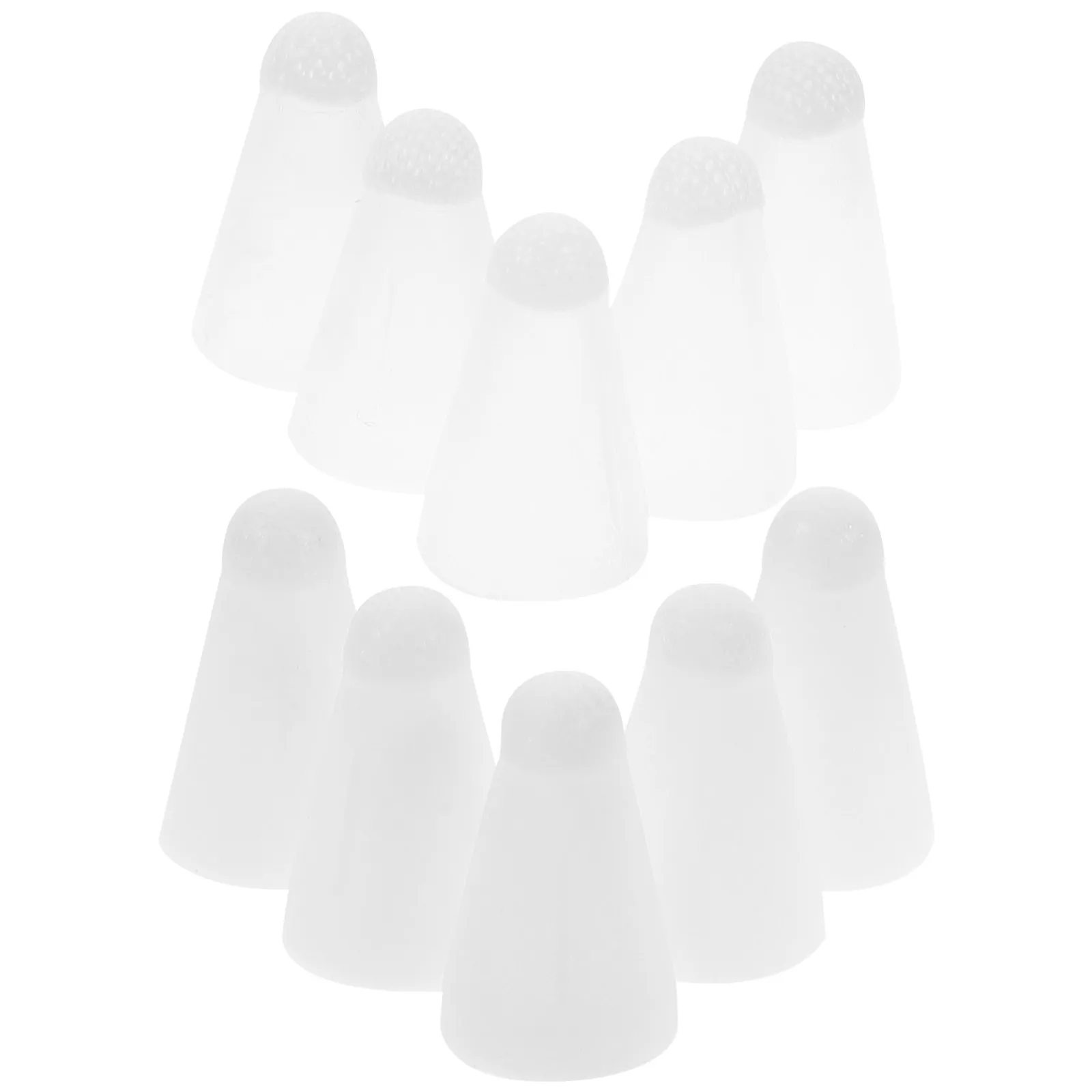 10Pcs 섬유 내마모성 스타일러스 펜 팁 커버 미끄럼 방지 연필 팁 보호기 용량성 스타일러스 교체 태블릿 액세서리