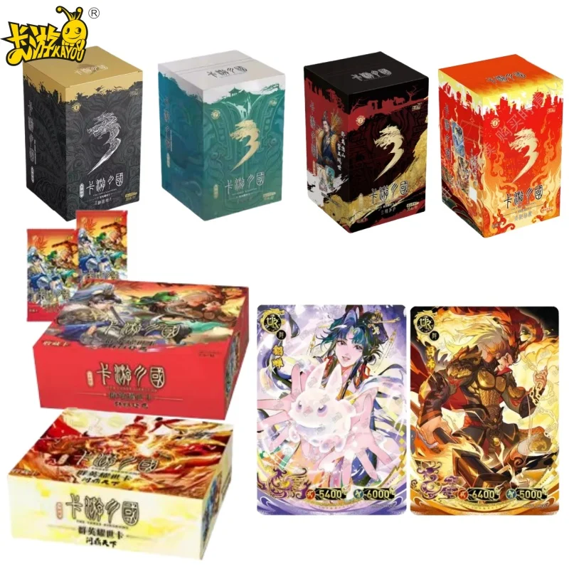 

KA YOU подлинные новые карты три царства три посещения соломенного коттеджа коллекционная карточка целая коробка Редкая коллекционная серия