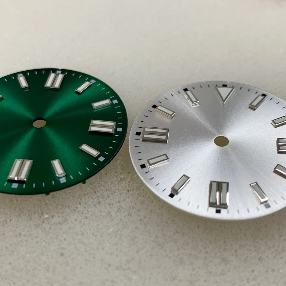 Watch Face Accessories Watch Dial Accessories 28.5mm Modified Watch Dials Strips Nails for NH35/8215/2813/2836 Movements