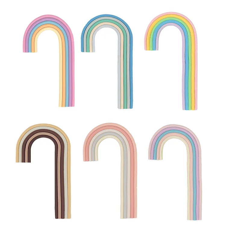 1pcs Rainbow Cake Topper Boho Pink Blue Brown Birthday Cake DIY Decorations Baby Shower Wedding Party Cupcake Decor Supplies party decorations birthday party supplies cake topper cake decorations cake toppers