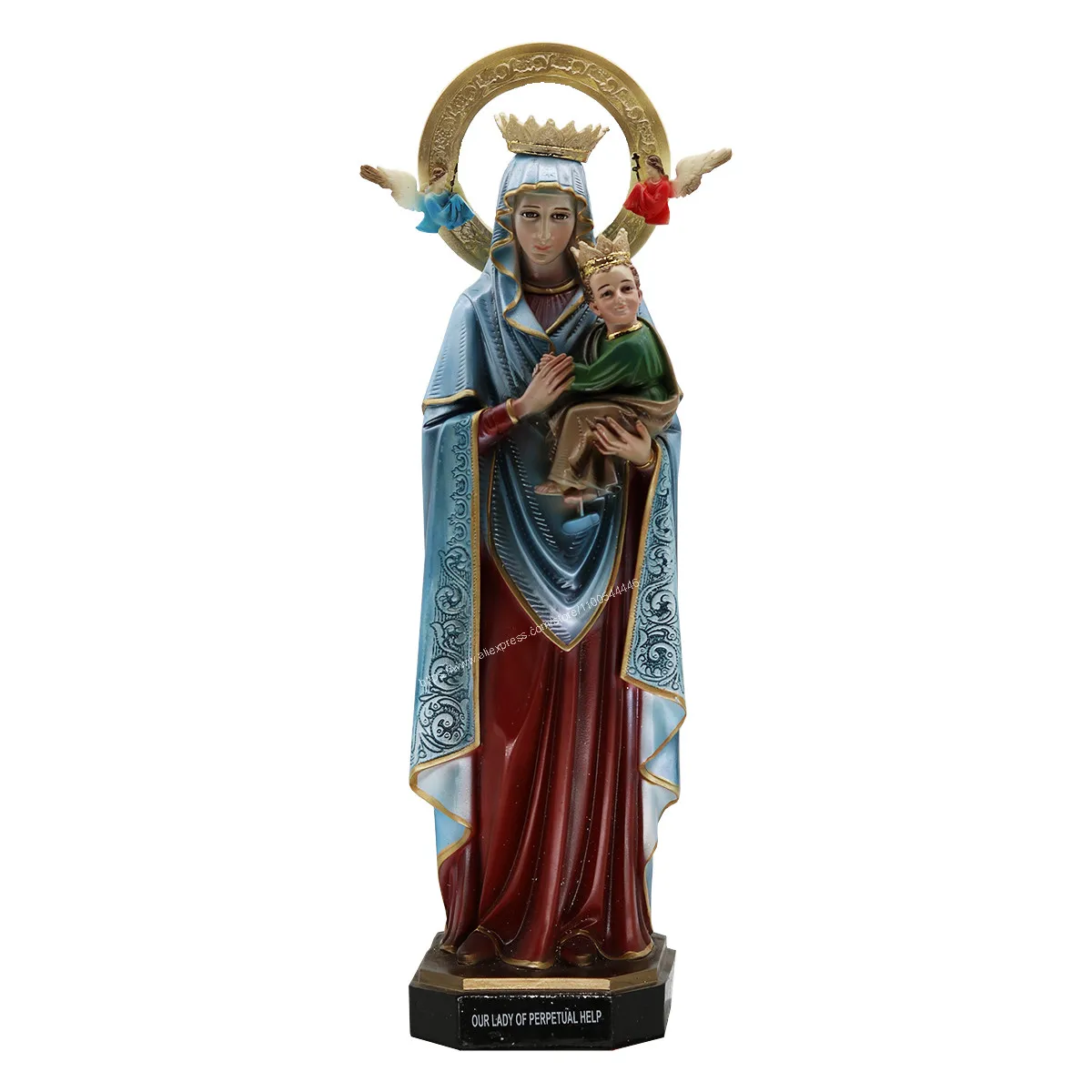 Virgin Mary Statue, Catholic Sculpture, Church Ornament, Holy Figurine, Height 54cm