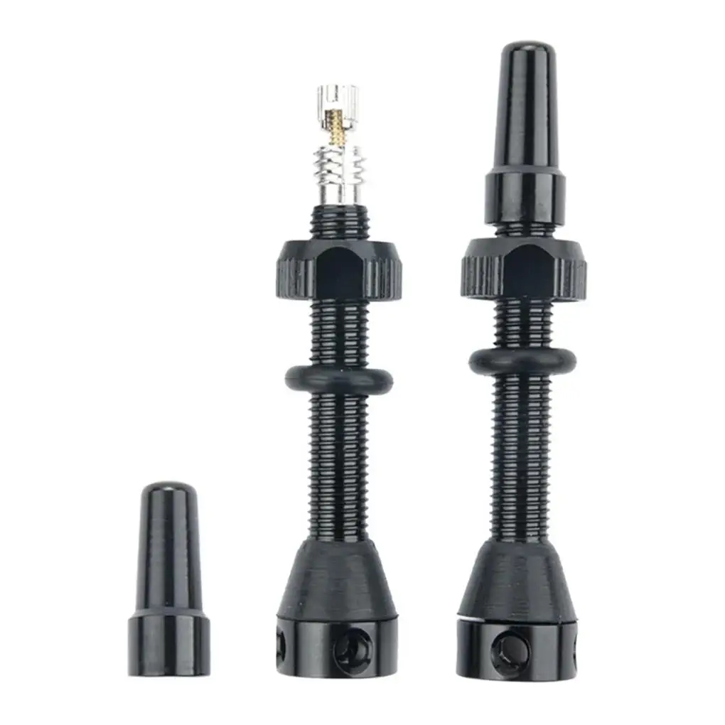 Bicycle Tubeless Tire Presta Valve Alloy Stem 44/60 F/V Removable Tire Tool bike valve Cycling Part
