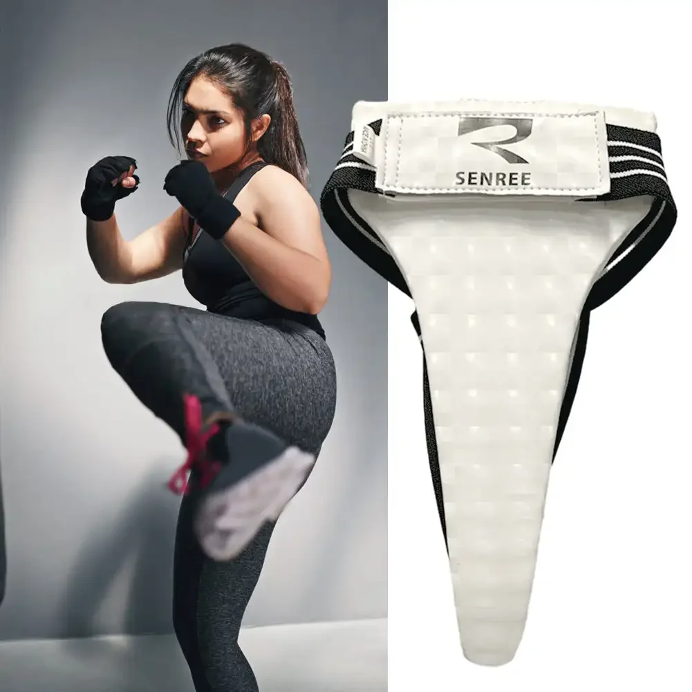 Female Taekwondo Abdominal and Groin Protector Guard Underwear Sports Fitness Thickened Three-Dimensional Crotch Protective Gear