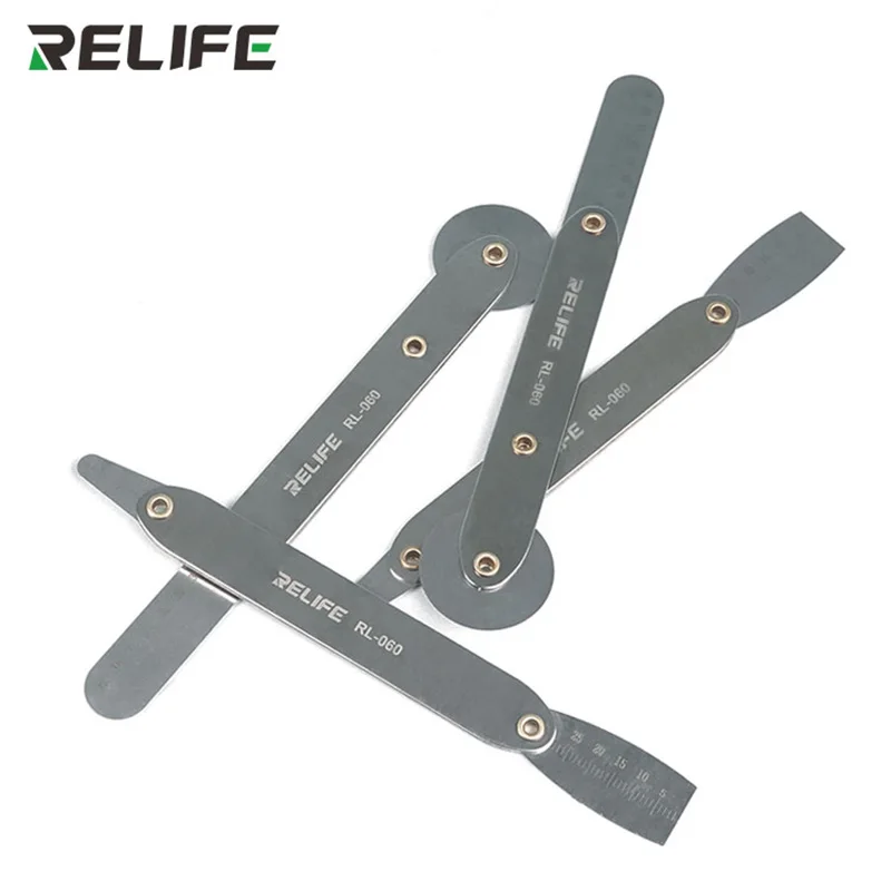 RELIFE RL-060 고정밀 분해 필러 세트, 아이폰 삼성용 CPU, 곡선 LCD 스크린 프레임 오프너 도구