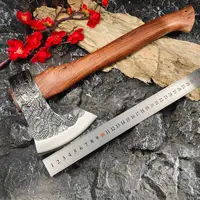 The dragon and phoenix axe head is made of pear wood, which is incredibly smooth and has a first-class ergonomic feel 1