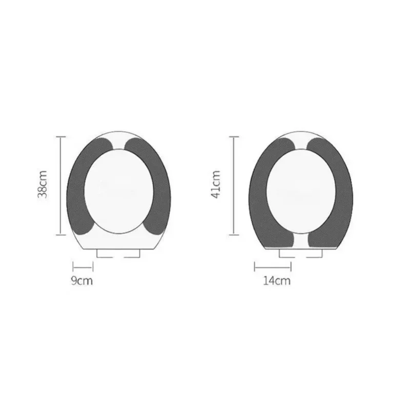 Toilet Seat Cover Toilet Seat Cushion Household Bathroom Lavatory Cover Set Pedestal Cartoon WC Toilet Sticky Seat Pad Washable Universal