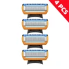 Suitable for fusion five generation series Genuine Razor for Men Face Hair Shaving Removal Safety Manul Shaver Replacement Blade 6