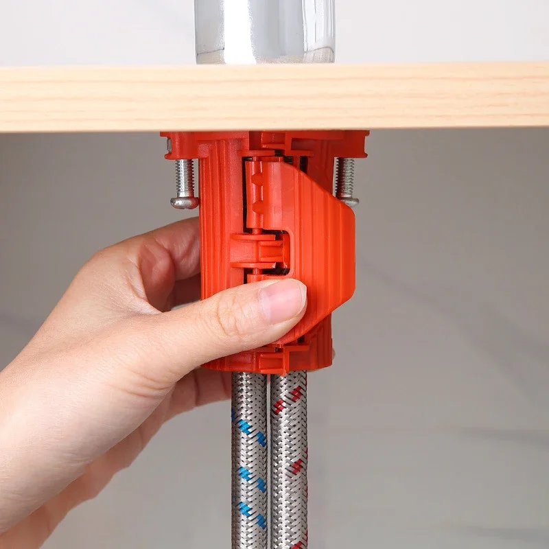 NEW Washing Basin Base Screw Fastener Kitchen Faucet Quick Installation Fixing Device 32mm Anti Loosening Lock Nut Soap holder