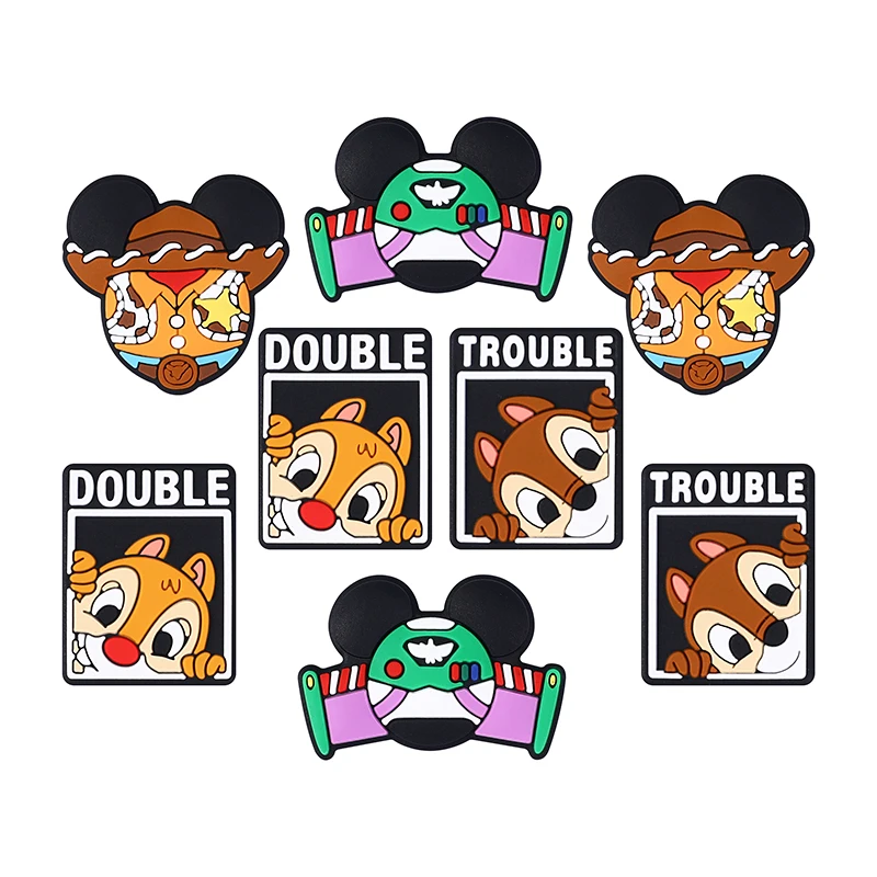 10pcs chip and dale toy story Silicone Focal Beads Timon Baby DIY ...