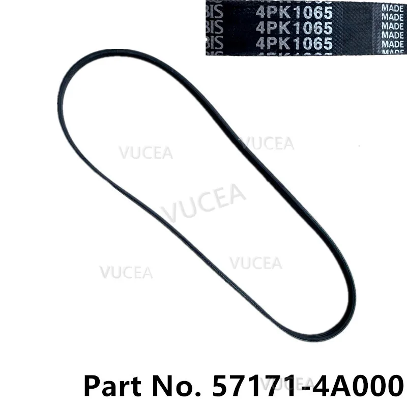

4PK 1065 57181-4A000 Power Steering Oil Pump Belt For Hyundai LIBERO H-100 TRUCK H-1 GRAND STAREX K2500 K2700 K2900 K3000