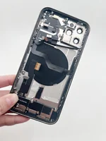 Disassembled Middle Housing Frame Back Glass with Charging Wireless Flex Cable Full  Assembly for iPhone 12 Pro Max, 90% New 2