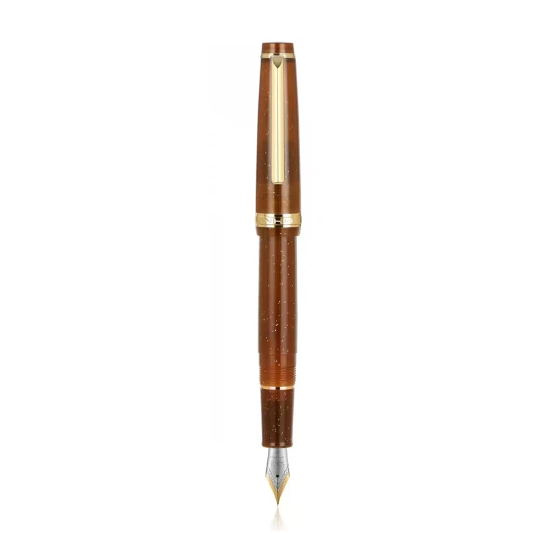 Jinhao 82万年筆透明プラスチックスピンペン人気のf mペン先