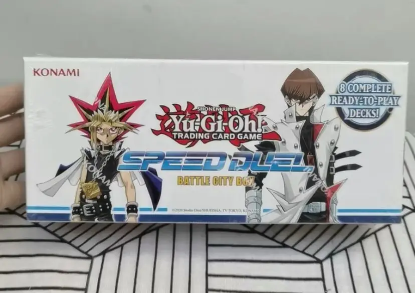 Yu-Gi-Oh Speed Duel Battle City Box Three Magic Gods White Dragon Versione Europea Scatola Sigillata