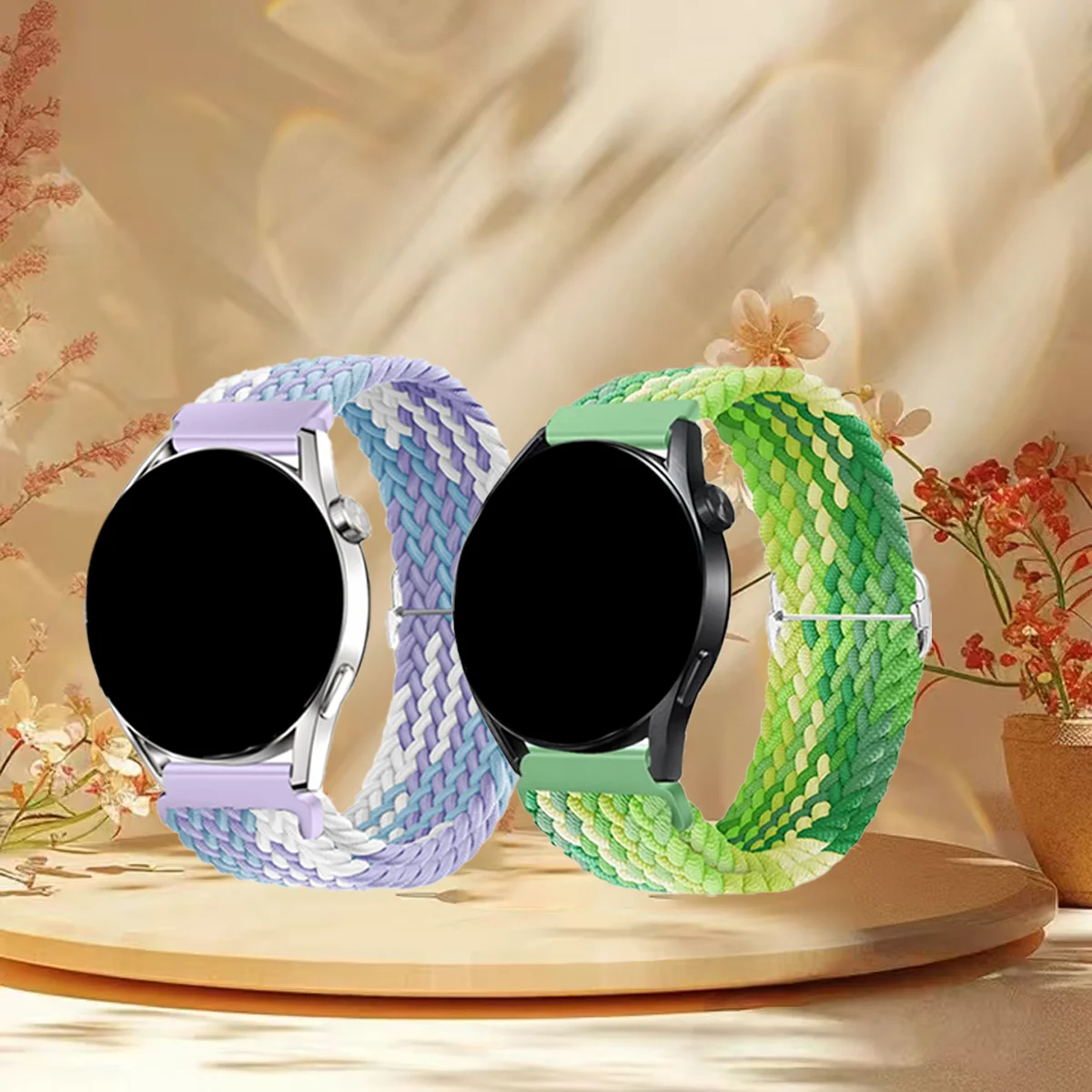 2-Pack Braided Loop Watchbands in Multiple Sizes
