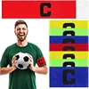 Football Armband Portable Sports Armbands Armband Adjustable Elastic Captains Bands Soccer Captain Group Competition Gift 5