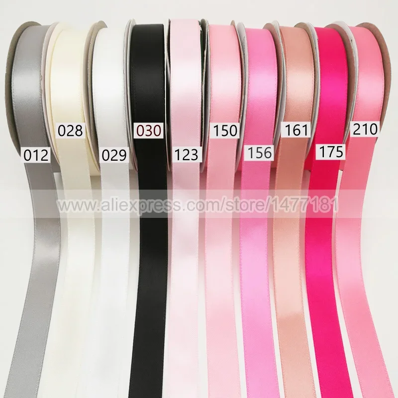 Double Faced Satin Ribbon 1/2(inch)(13mm) Satin Ribbon Pink Satin Ribbon  196colors available - AliExpress