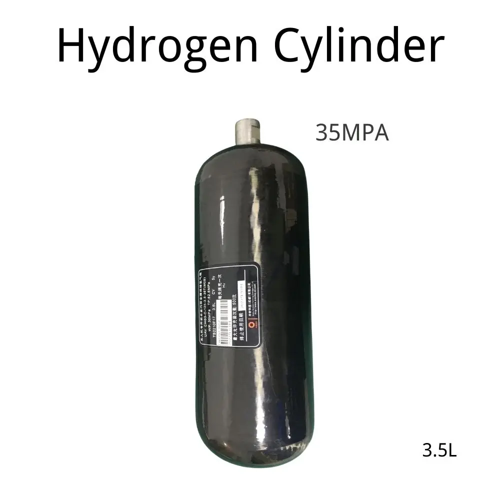 3.5l High Pressure Carbon Fiber Gas Cylinder 30mpa High Pressure Air Cylinder Portable Hydrogen