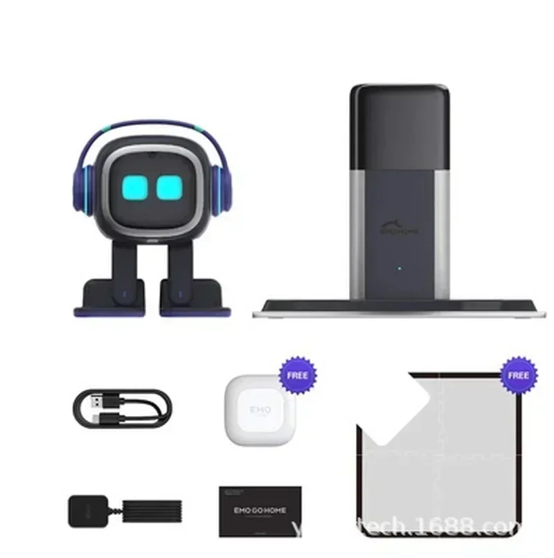 Emo Robot Electronic Pet Robot Inteligente Future Ai Robots Voice Smart Toy Electronics Model Toys Desktop Companion Robot Gift 3