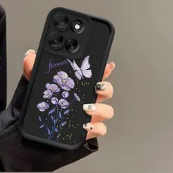 Mode Blumen Weiche Silikon Stoßsichere Schutzhülle