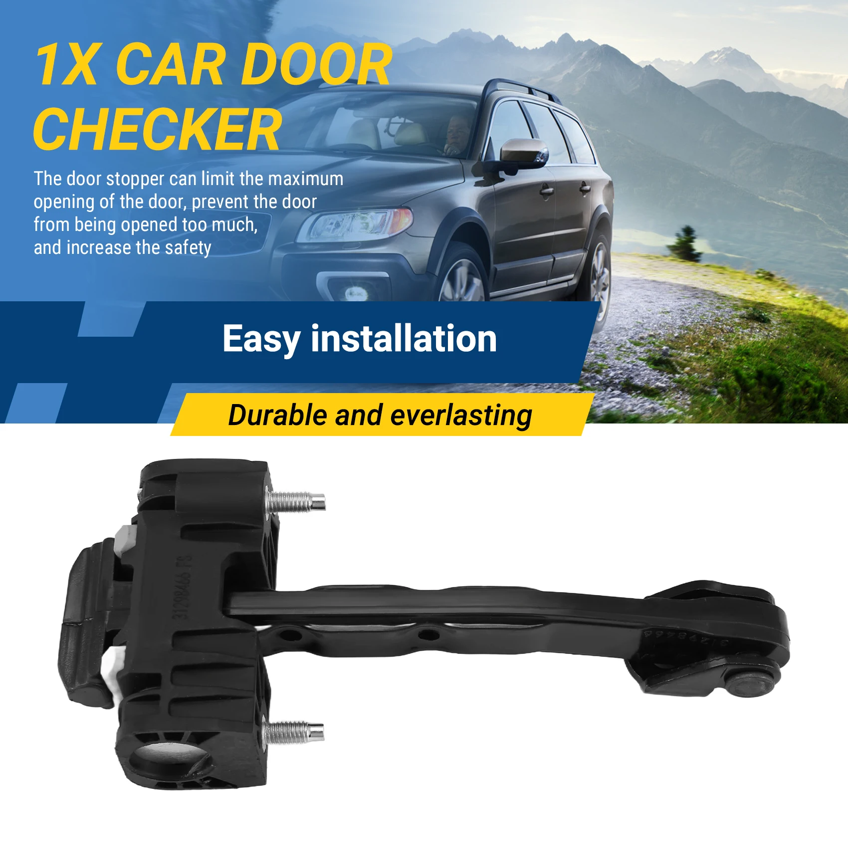 볼보 XC60 S60 V70 XC70 S80 2007-2018 래치 지지대 도어 힌지 도어..