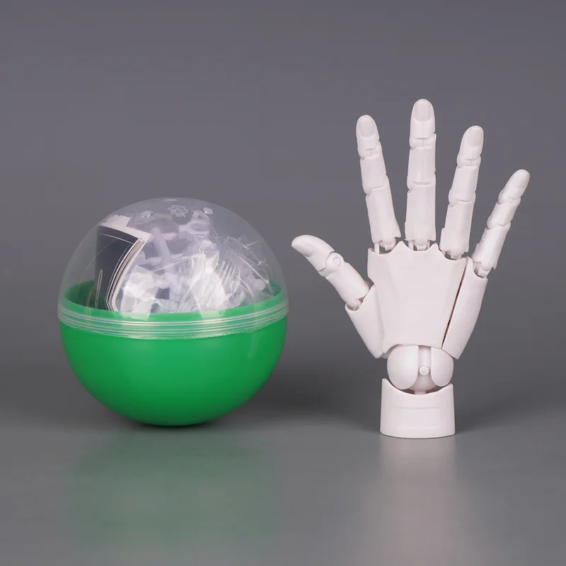 New 10.5cm Human Hand Model With Movable Finger Joints 1:2 Simulation Palm  Desktop Ornamenttoy Twisted Egg Surprise Blind Box
