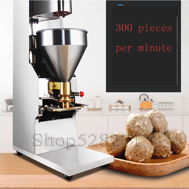 

Stainless Steel Commercial Rice-Meat Dumplings Machine, Mutton, Fish, Pork Meatball Forming Machine