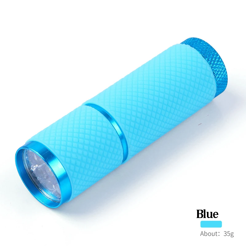Compact LED Flashlight Nail Dryer - Fast Drying UV Light