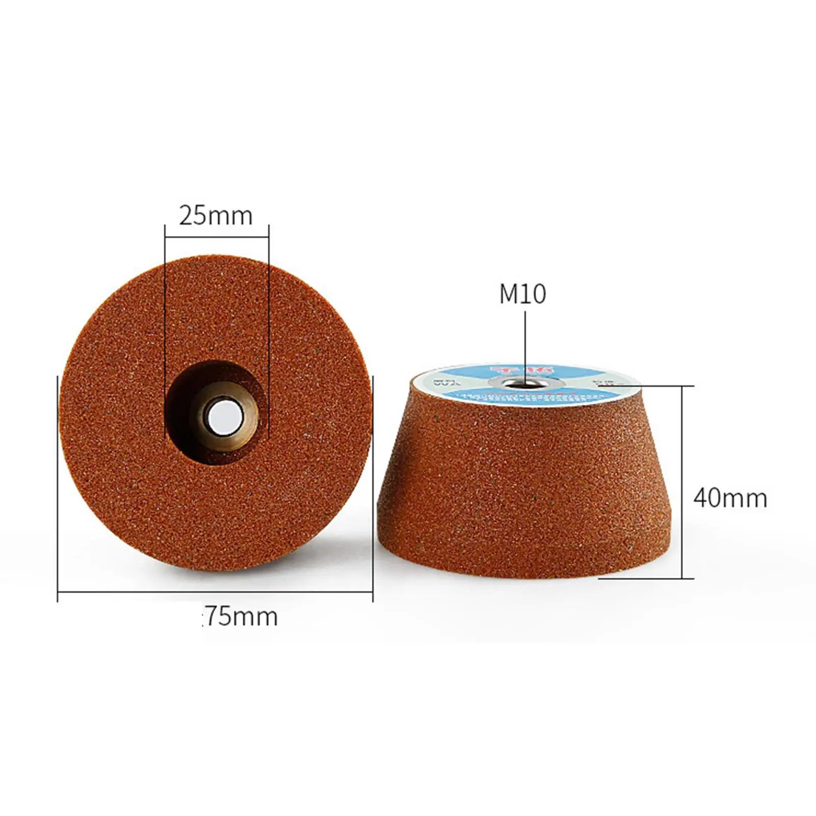3Pcs Angle Grinder Grinding Wheels Multipurpose Buffing Polishing Wheel High Toughness for Metal Aluminum Stainless Steel Stone
