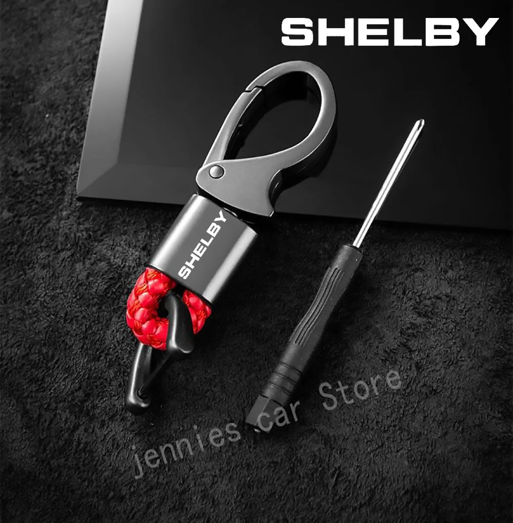 Shelby Racing Round Metal Keychain