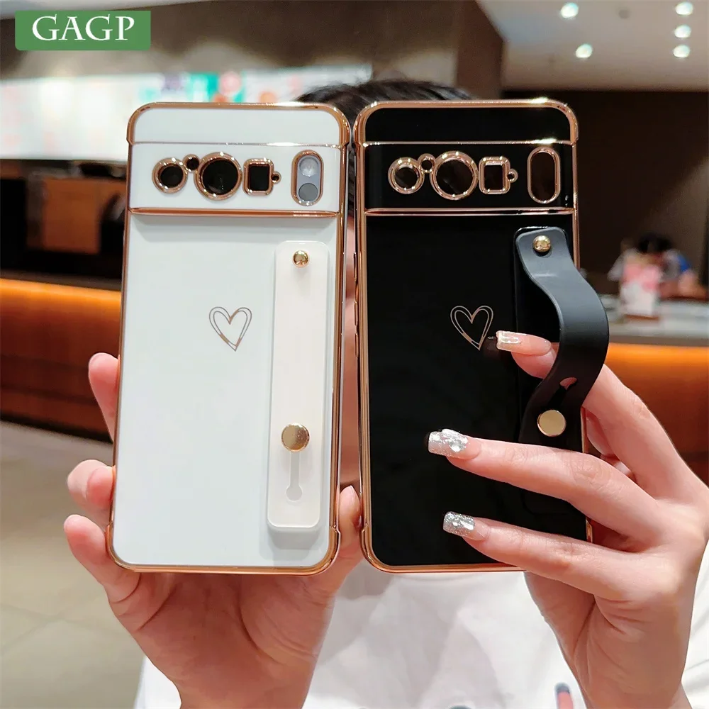 Charming Love Heart Shockproof Case with Stand Holder and Airbag Cushioning