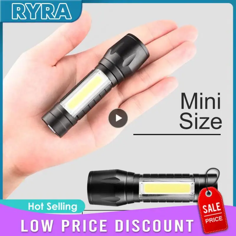 

1PCS Powerful LED Flashlight Rechargeable USB 18650 Waterproof Zoom Fishing Hunting 100000 Lumens Tactical Flashlight LED